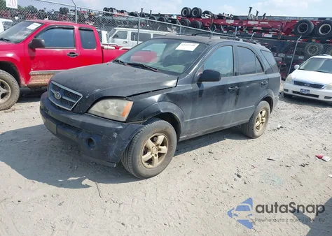 2006 Kia Sorento Ex/Lx from USA, damaged, VIN KNDJD733865590872